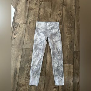 Gray tie-dye, elevated mindset leggings